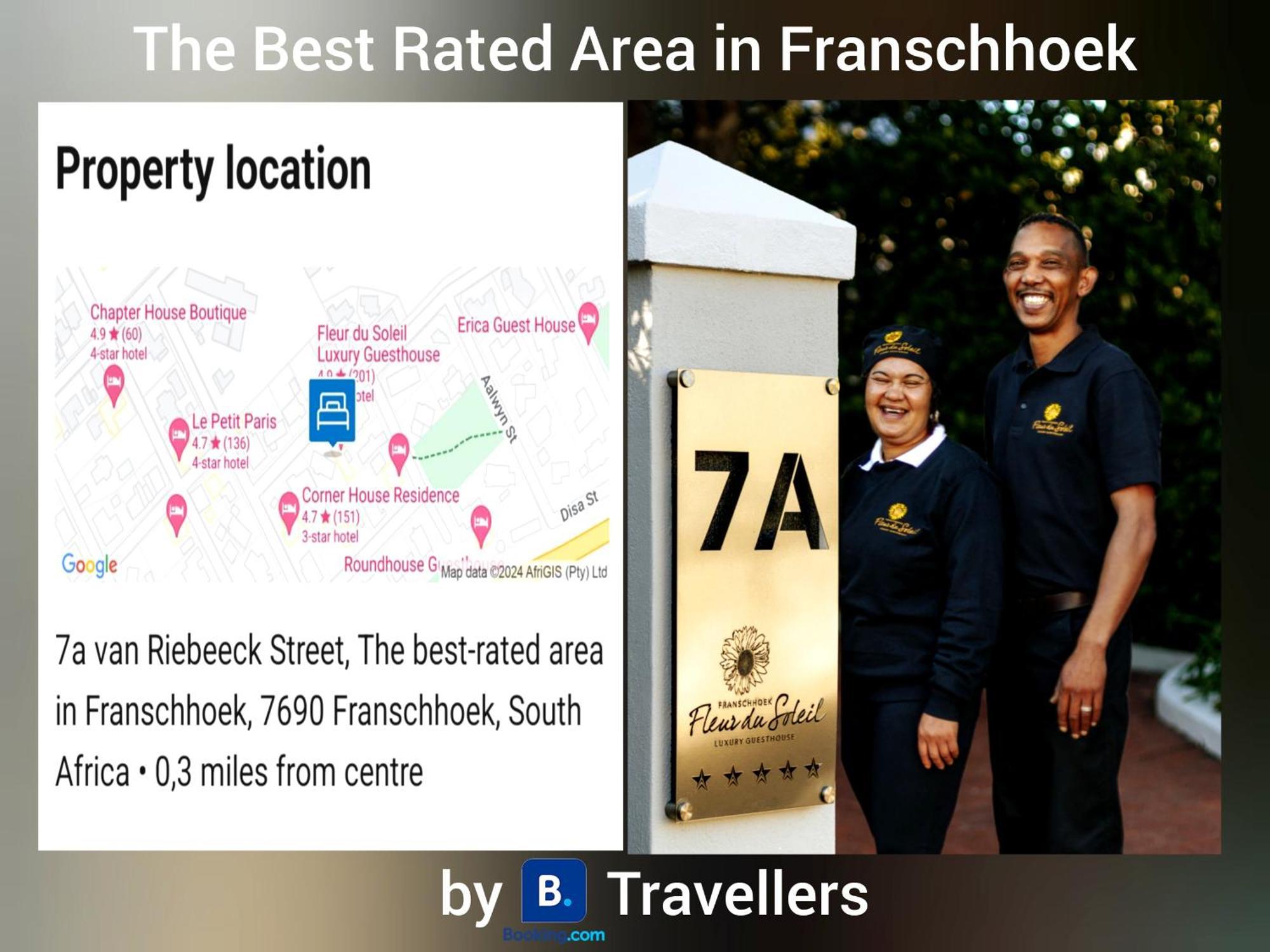 Fleur du Soleil Luxury Guesthouse Franschhoek Eksteriør billede