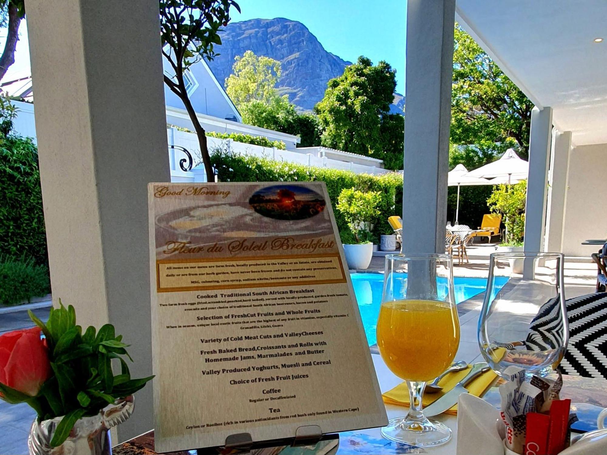 Fleur du Soleil Luxury Guesthouse Franschhoek Eksteriør billede